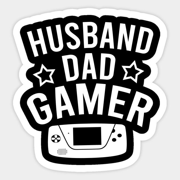 Husband dad gamer Sticker by cypryanus